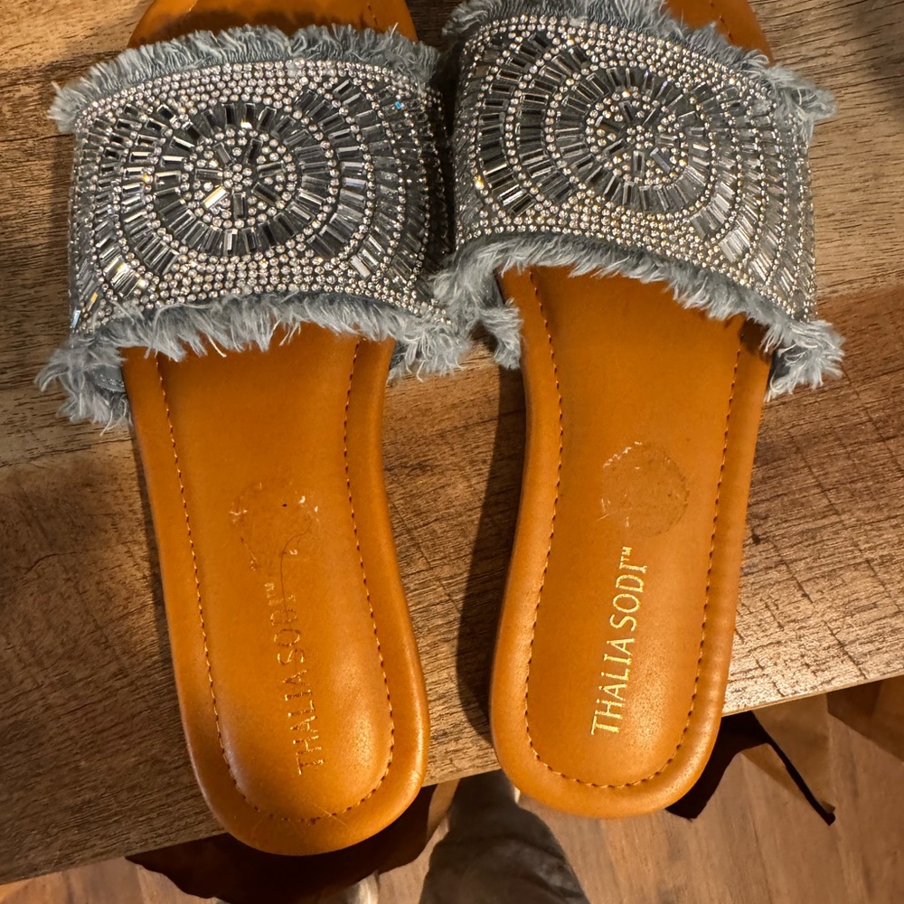 MARELLA Silver Embellished Women's Sandals